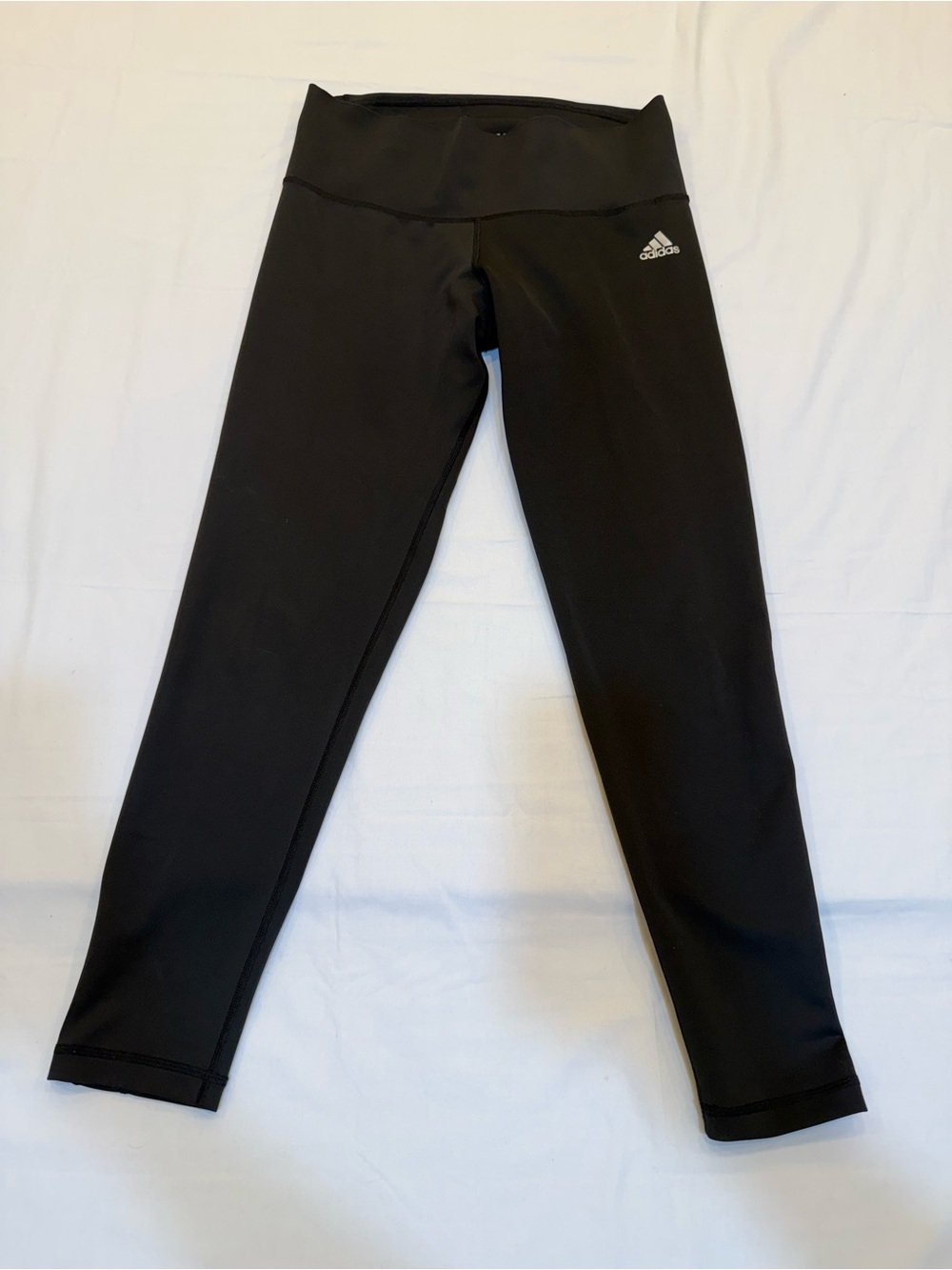 adidas Black Girls' Performance Leggings with Logo